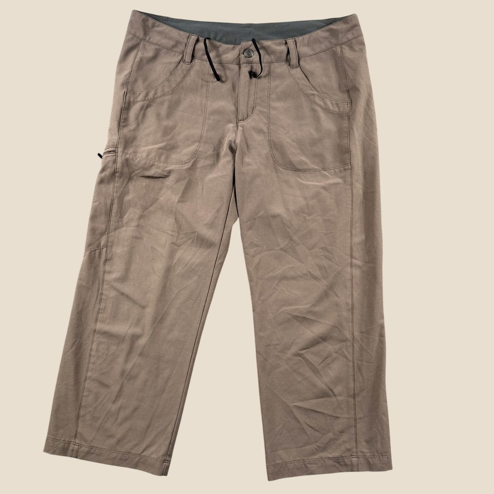 Patagonia Capri Pants Women 6 Brown Hiking Outdoor Camping Activewear Bottom